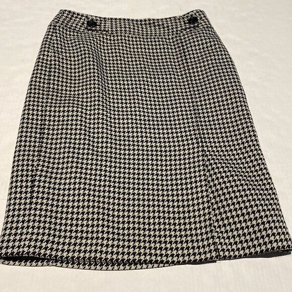 Ann Taylor houndstooth skirt size 2 - Picture 1 of 6